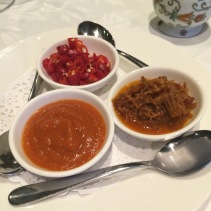Even the sauces are good!