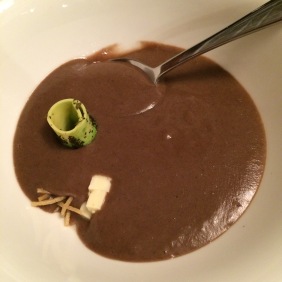 Crema de frijol - black bean soup